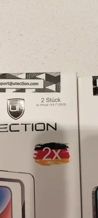 Vetro protezione schermo x iPhone 15 e 16 plus