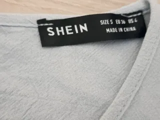 Vestido baby doll celeste SHEIN – Talla S