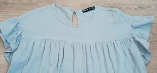 Vestido baby doll celeste SHEIN – Talla S