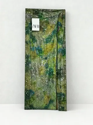 Falda Zara lentejuelas M