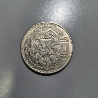 Moneda 50 Pesos México 1982