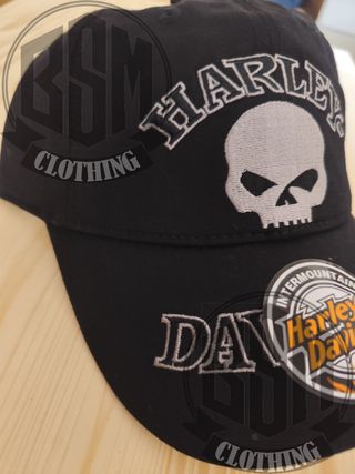 Cappellino Harley Davidson Nero Skull