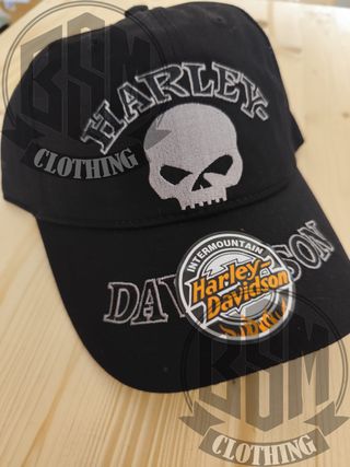 Cappellino Harley Davidson Nero Skull