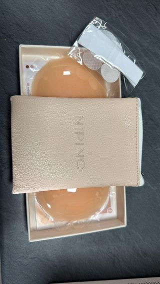 Pezoneras NIPINO Beige/Blanco 1 Par