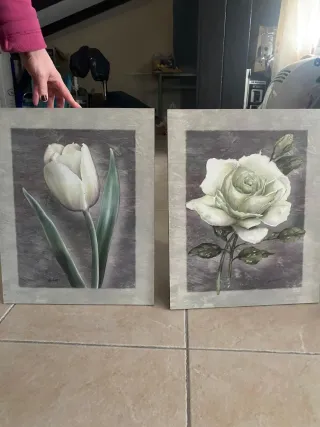 Láminas de cuadros de flores