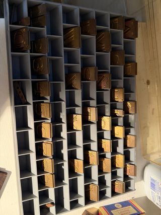 Pantógrafo Joyería con Abecedarios