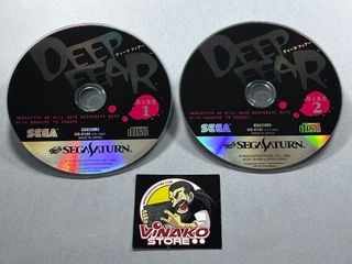 Deep Fear Sega Saturn NTSC-J Spinecard + Reg.card