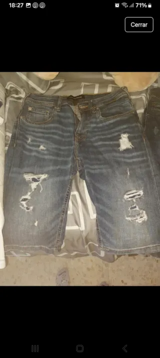 Lote de 8 Pantalones Vaqueros cortos.Varias marcas