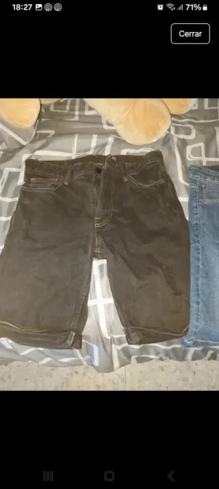 Lote de 8 Pantalones Vaqueros cortos.Varias marcas