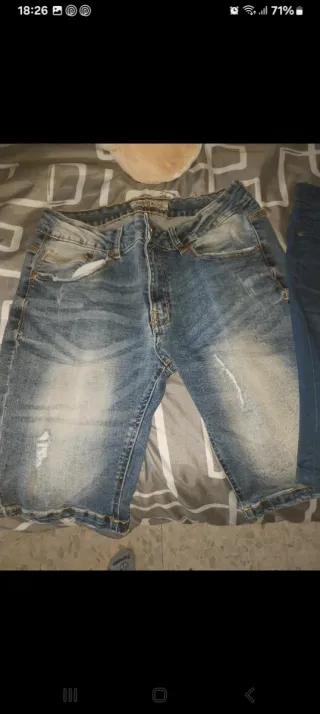Lote de 8 Pantalones Vaqueros cortos.Varias marcas