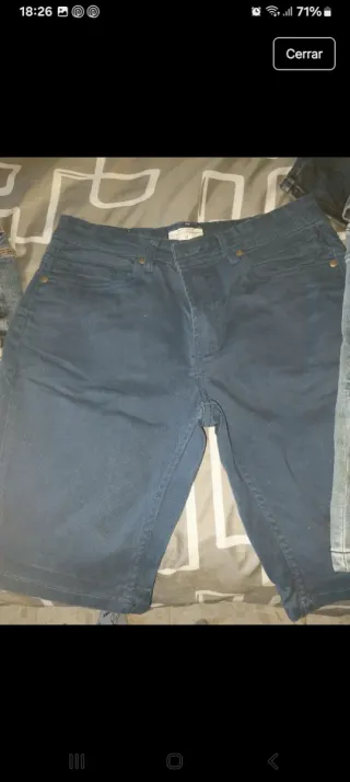 Lote de 8 Pantalones Vaqueros cortos.Varias marcas