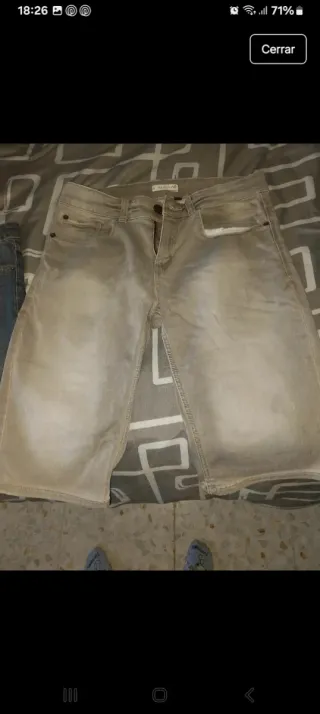 Lote de 8 Pantalones Vaqueros cortos.Varias marcas