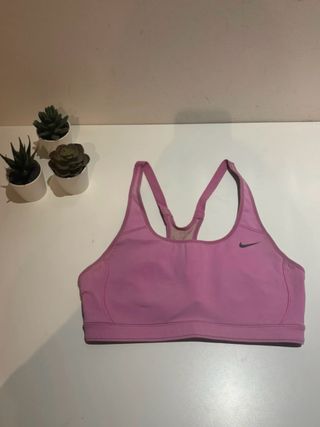Top sujetador deportivo Nike Dri-Fit rosa talla M