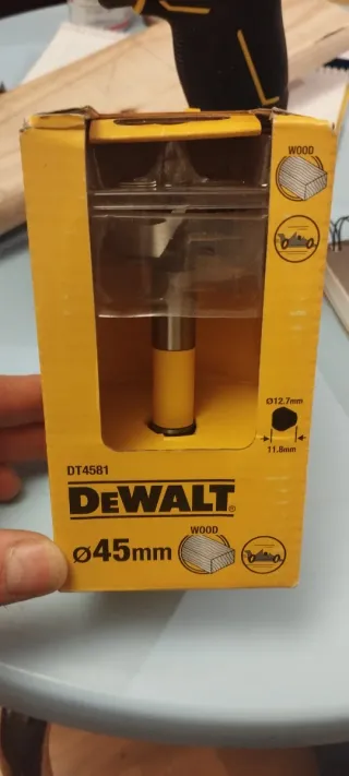 Broca Forstner Dewalt 45mm DT4581