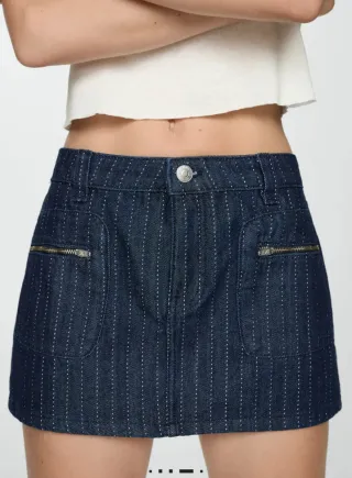 Conjunto Falda y Top Mango Beige