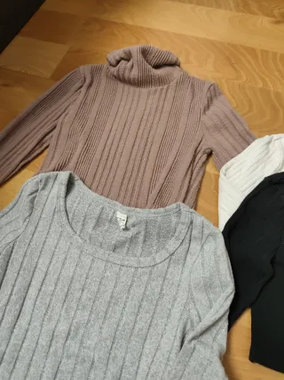 Lote 4 Crop Tops Manga Larga+ regalo