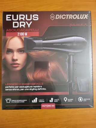Asciugacapelli Eurus Dry 2100W