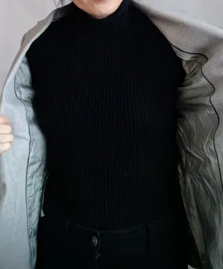 Chaqueta americana Zara gris