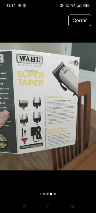 Máquina Cortapelo Wahl Super T Profesional