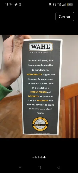 Máquina Cortapelo Wahl Super T Profesional