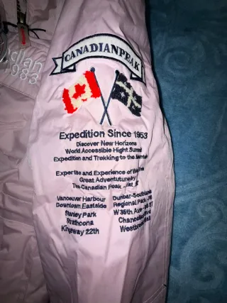 Chaqueta Canadian Peak Rosa Mujer hay talles