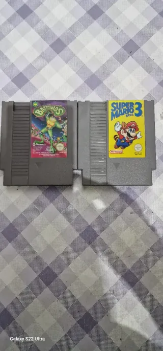 NES Giochi: Super Mario 3 & Battletoads