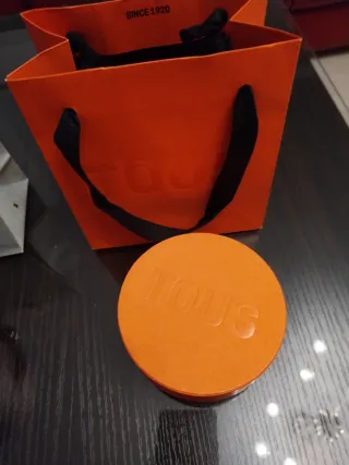 Colgante Tous Oso Beige y Dorado