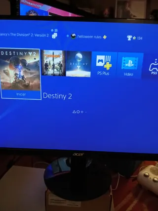 Consola PS4 Slim + Monitor Acer 27