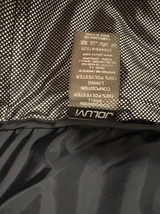 Abrigo Joluvi Calefactable Talla L Hombre