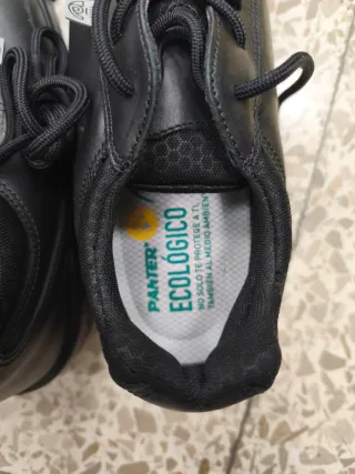 Zapatos de Seguridad Panter Negros de Mujer