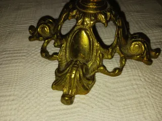 Candelabros antiguos de bronce