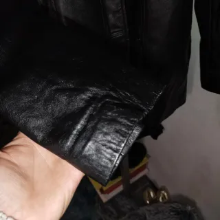 Chaqueta de poliéster  negra mujer