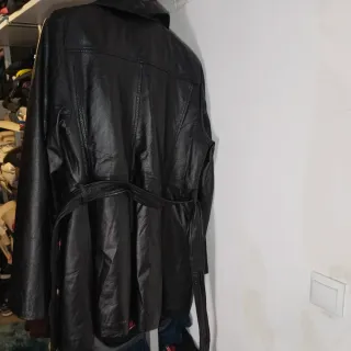 Chaqueta de poliéster  negra mujer