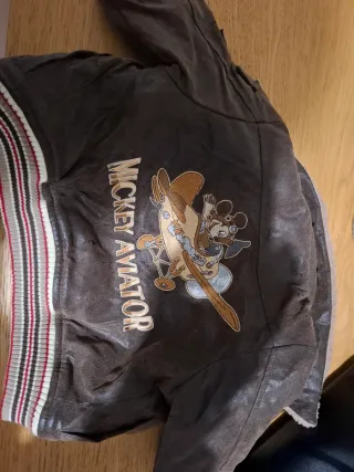 Cazadora Aviador Mickey con Pelo de 9 a 12 meses