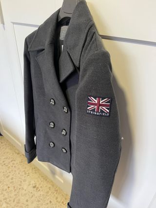 Chaqueta Springfield gris doble botonadura