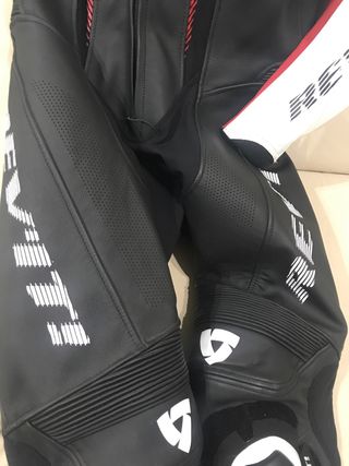 Mono moto talla 48 Revit Argón Negro/Blanco/Rojo