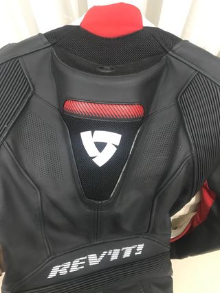 Mono moto talla 48 Revit Argón Negro/Blanco/Rojo