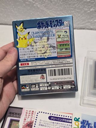 Pokemon Plata con Caja - Game Boy