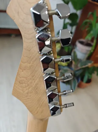 Guitarra Aria STG Series Verde+ funda