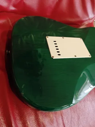 Guitarra Aria STG Series Verde+ funda