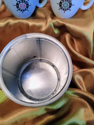 Tazzine caffè pubblicitarie KRIFI CAFE' con latta