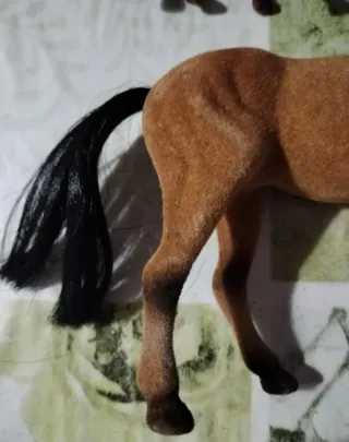 3 Caballos de fieltro vintage