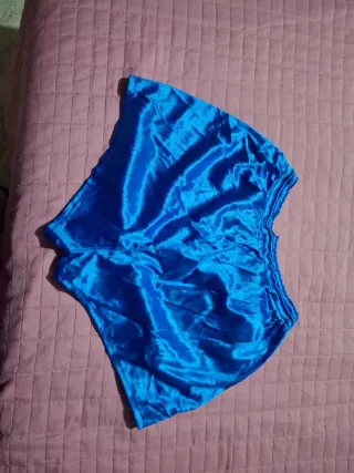 Pantaloncini sportivi blu con logo NR Maradona