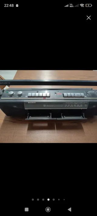 Radiocasete Sony