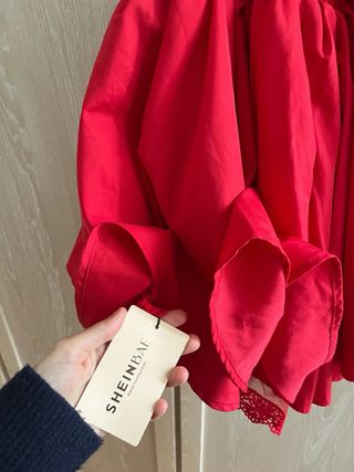 Minivestido Corsé Rojo con Vuelo