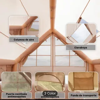 Tienda campaña hinchable Oxford