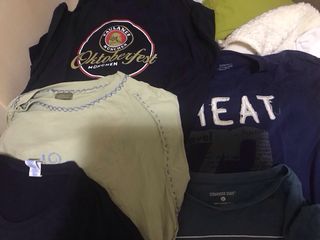 Camisetas chico beige y marrón