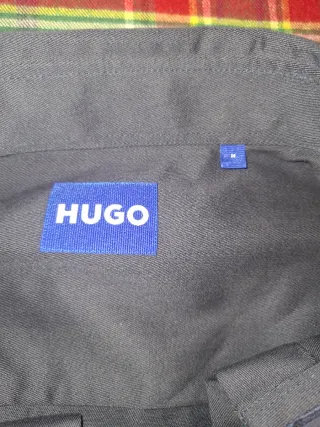 Camisa Hugo Talla M Hombre Azul