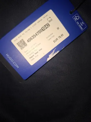 Camisa Hugo Talla M Hombre Azul