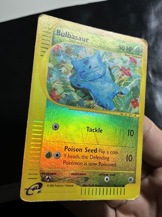 Carta holo reverse Bulbasaur